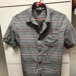 Vans Boys short sleeve dress shirt.